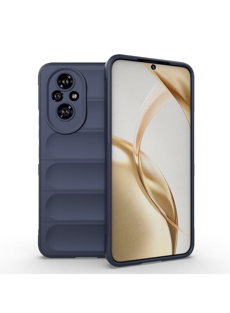 Phone case cover Magic Shield TPU + Silicone Shockproof Phone Case For Honor 200 (Dark Blue) - Image 1