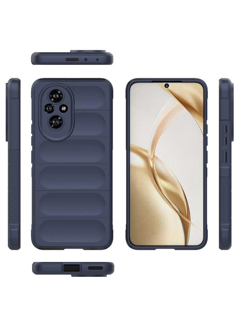 Phone case cover Magic Shield TPU + Silicone Shockproof Phone Case For Honor 200 (Dark Blue) - Image 2