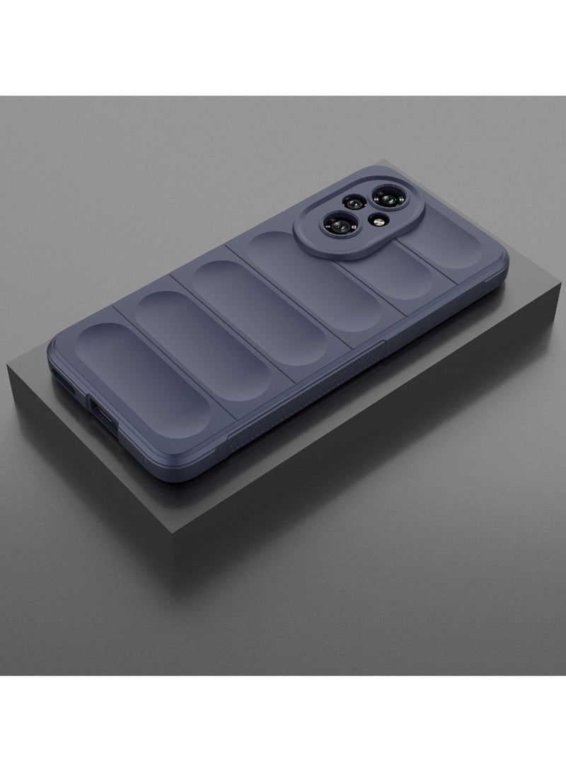 Phone case cover Magic Shield TPU + Silicone Shockproof Phone Case For Honor 200 (Dark Blue) - Image 3