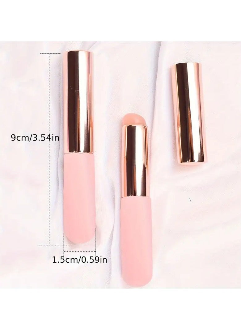 1Pc Portable Dust-proof Covered Lip Brush, Multifunctional Concealer Makeup Brush, Soft Swab, Round Head, Silicone, Mix Brush, Lipstick Brush - pzsku/Z5BC7C714E5A845736639Z/45/_/1737208374/2bca3b94-6188-4926-8d20-41e8424249d3