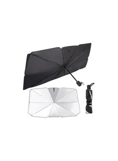 SUKILO Car Front Sunshade, Automatic Folding Umbrella, for Car, Interior, Moon, Car, Car Accessories, Refrigerant, Sun Protection, UV Rays, Car Sunscreen  - Image 2