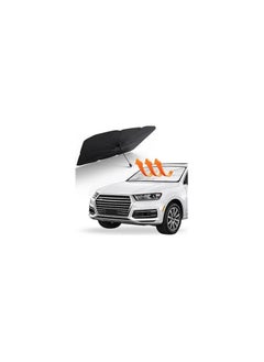 SUKILO Car Front Sunshade, Automatic Folding Umbrella, for Car, Interior, Moon, Car, Car Accessories, Refrigerant, Sun Protection, UV Rays, Car Sunscreen  - Image 1