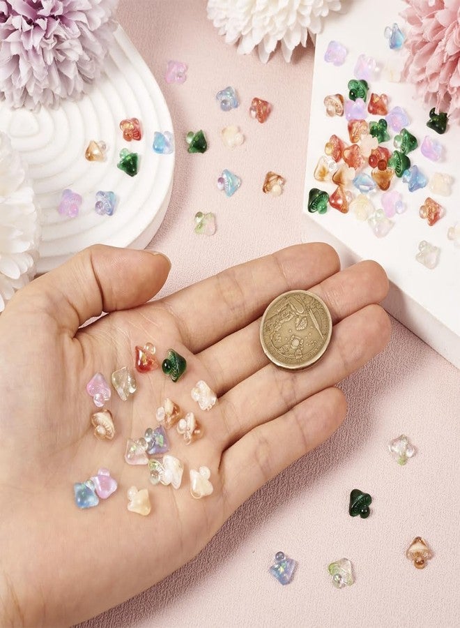 KISSITTY 70Pcs Glow in The Dark Mushroom Nail Charms Luminous Resin Mushroom Nail Art Charms with Glitter Sequins Cute Nail Art Decoration for Manicure - Image 5
