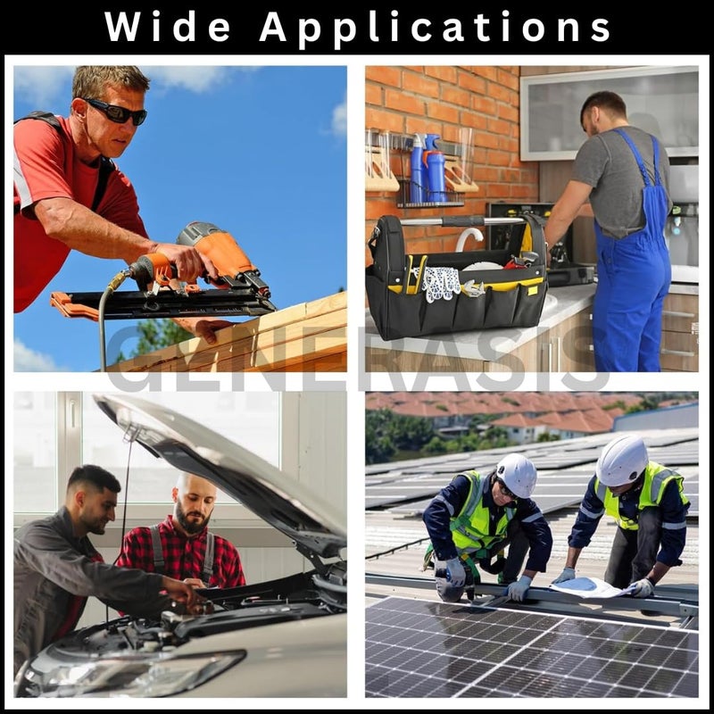 GENERASIS - Metric Rivet Nut Kit - Zinc Plated, Flat Head, Knurled Body, Threaded Insert - 7 Sizes M3, M4, M5, M6, M8, M10, M12 (75 Pieces - 7 sizes Small Kit Rivet nut) - Image 3