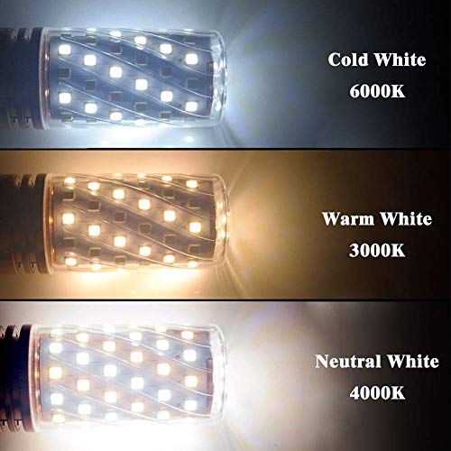 Improvhome Tricolor Candelabra 12W Filament Light Bulbs with 420 Lumen Light Bulbs, Tri Colors are Warm White, White and Cool White Non-Dimmable LED Lamp - Image 4