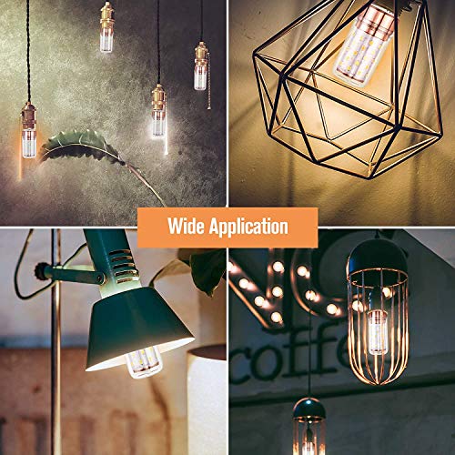 Improvhome Tricolor Candelabra 12W Filament Light Bulbs with 420 Lumen Light Bulbs, Tri Colors are Warm White, White and Cool White Non-Dimmable LED Lamp - Image 5