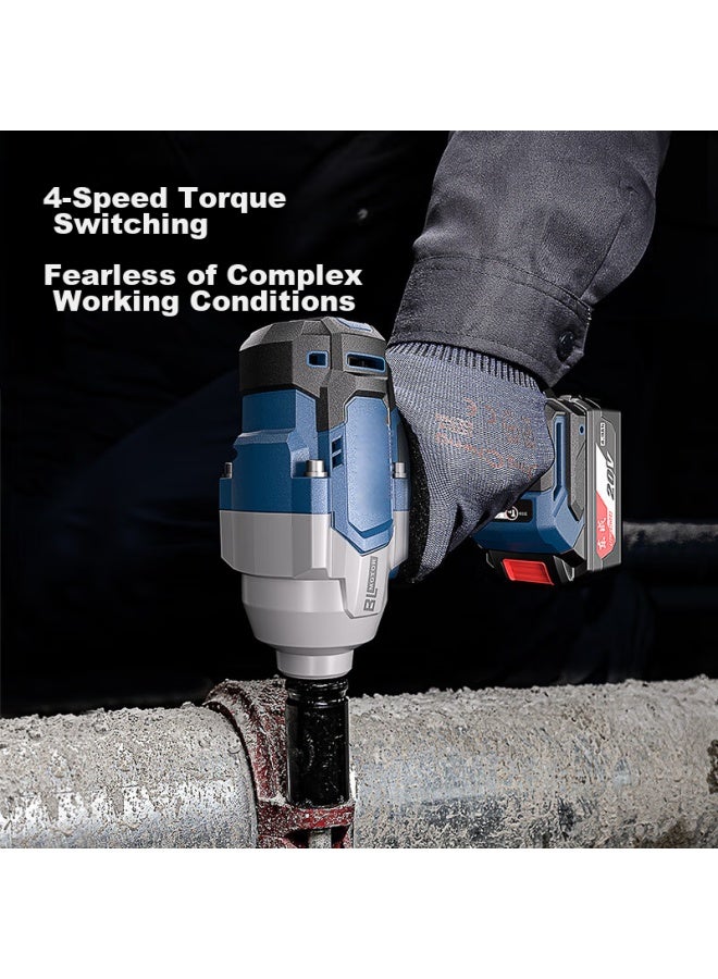 DONG Cheng Dongcheng 20v Brushless Electric Wrench, Electric Impact Wrench, Power Tool Wrench, Impact Wrench, Dcpb698em - Image 2