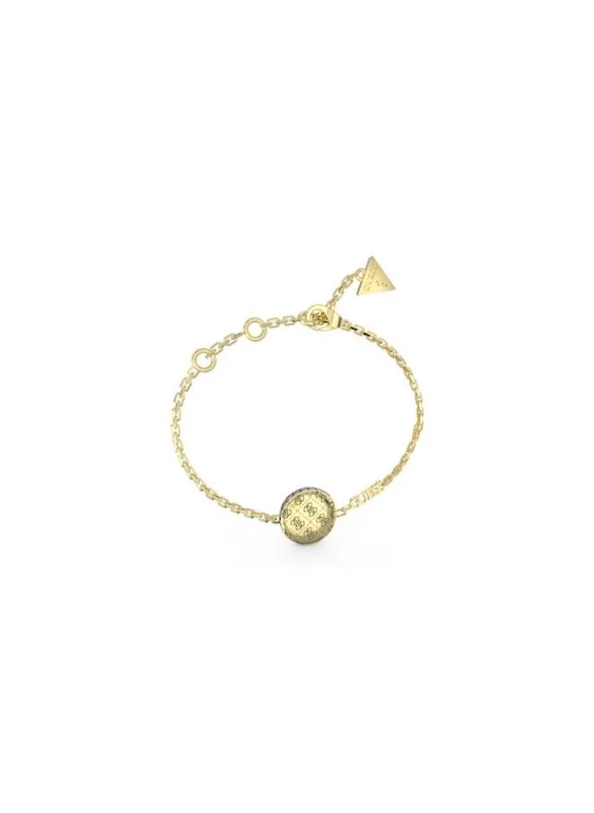 جس Side Crystals 4G Coin Bracelet
