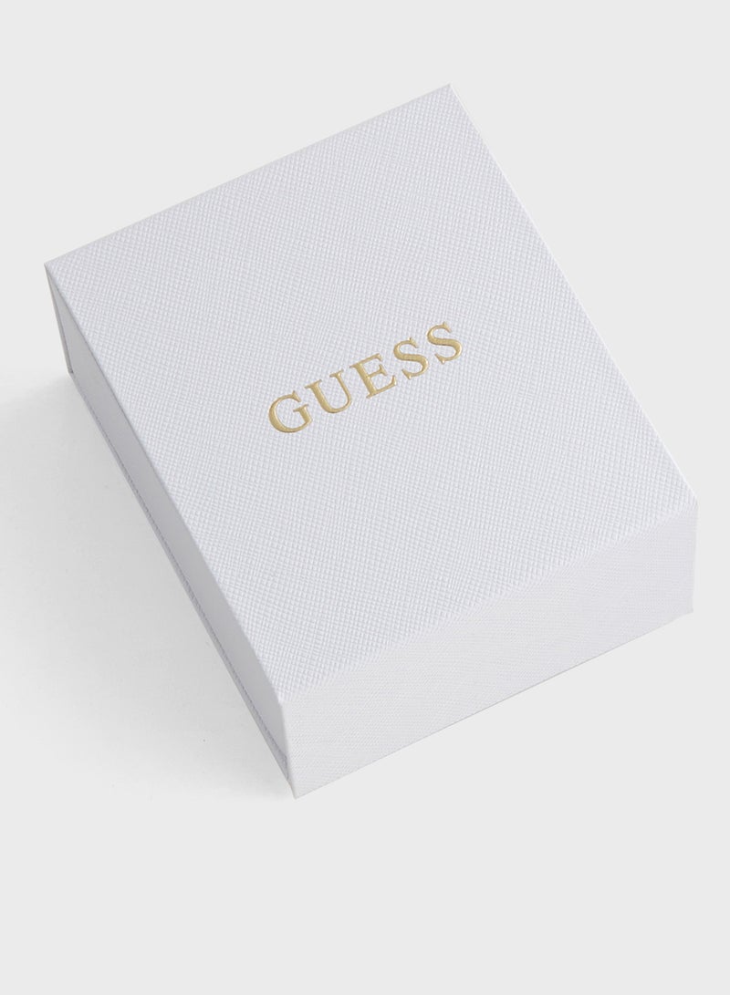 GUESS Side Crystals 4G Coin Bracelet - Image 4