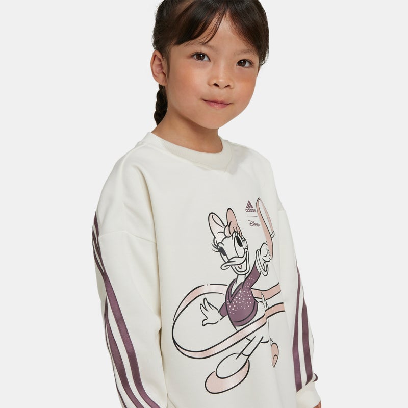 Adidas Kids' Disney Minnie and Daisy Sweatshirt and Sweatpants Set (Younger Kids) - Image 4