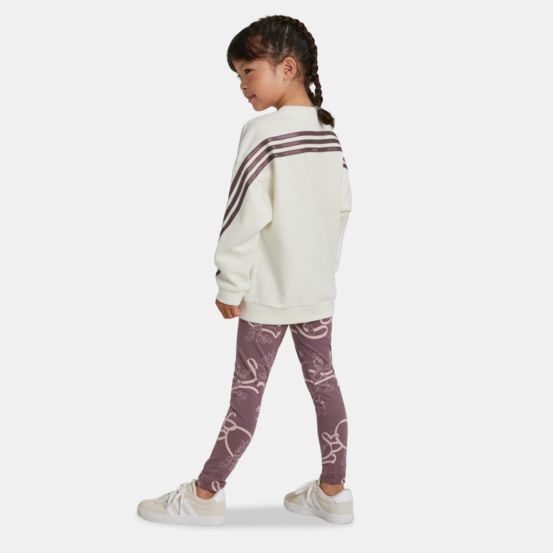 Adidas Kids' Disney Minnie and Daisy Sweatshirt and Sweatpants Set (Younger Kids) - Image 2