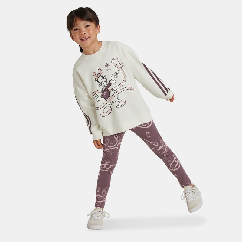 Adidas Kids' Disney Minnie and Daisy Sweatshirt and Sweatpants Set (Younger Kids) - Image 1