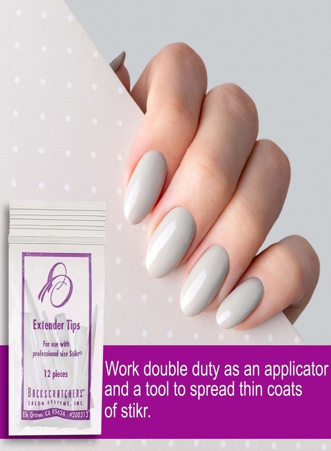 Backscratchers Stikr Extender Tips - Replacement Nozzle for Nail Silk Wrap and Fiber Glass Adhesive - Image 2