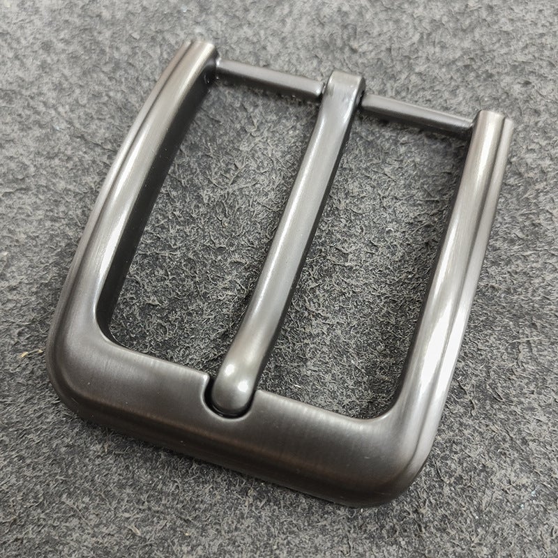 Mens Pin-style Zinc Alloy Belt Buckle Luxury 4.0cm Metal Head dumb sweep 