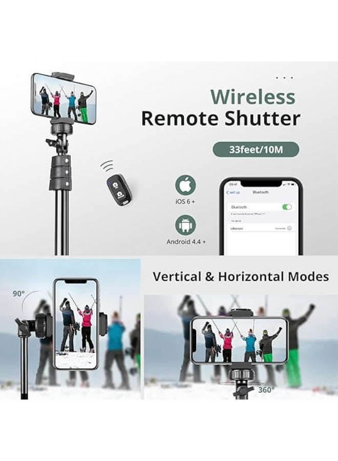 Flexible Goose Neck Tripod for Selfie Stick | 38cm Adjustable Phone Holder for Video Recording and Photography | Compatible with Mobile and Camera | 2.24m Height - Image 3