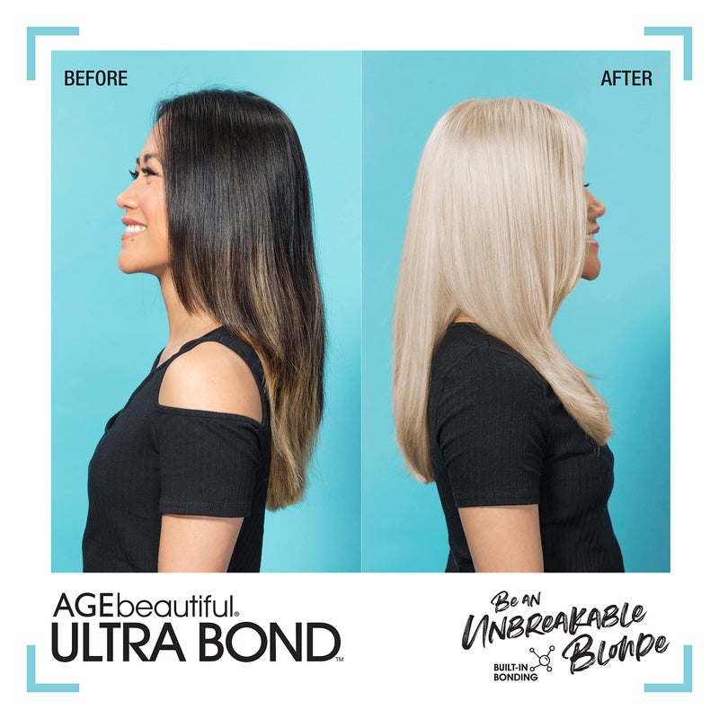 AGE beautiful Permanent Powder Hair Lightener with Ultra Bond Building | Strengthens, Protects & Nourishes | Lifts up to 9+ Levels | For Lightening & Highlights | 6 Oz - Image 2