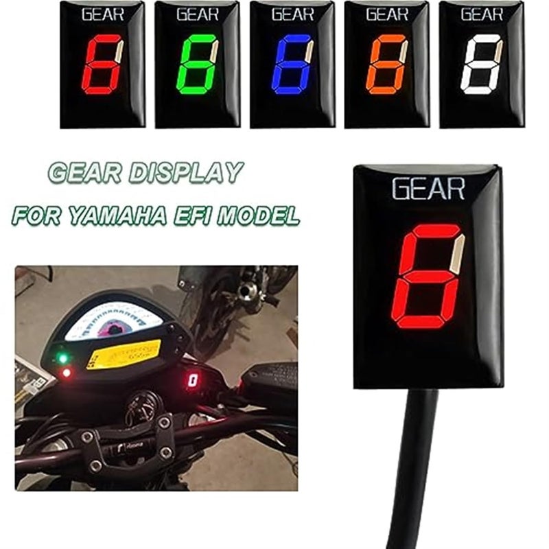 Wivplex Motorcycle 1-6 Speed Gear Indicator Meter - Image 2