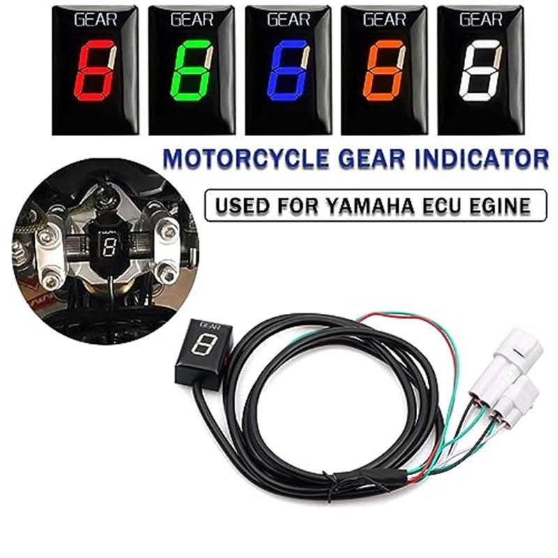 Wivplex Motorcycle 1-6 Speed Gear Indicator Meter - Image 4