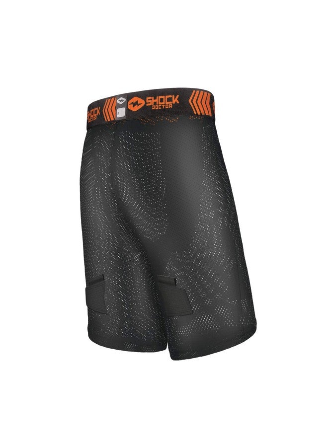 Shock Doctor Men’s Loose Hockey Shorts Supporter with BioFlex Cup Included, Youth, Boys Sizes - Image 2