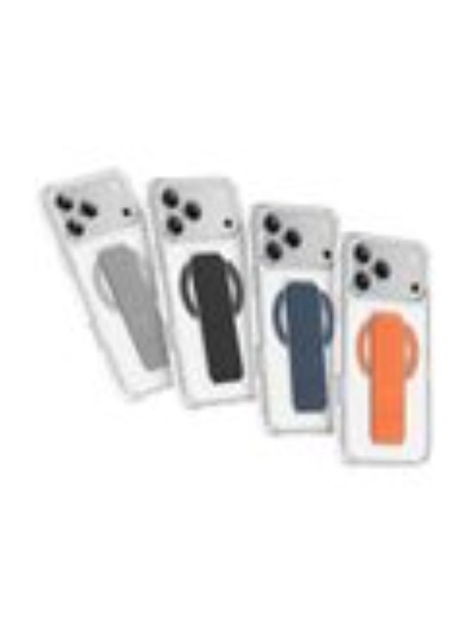 GREEN LION MagSafe Leather Grip iPhone 17 Pro Max with Dual-Sided Magnetic Snap & High Grade Protection / MagSafe Compatible / Magnetic Hand Grip -  Silver - Image 3