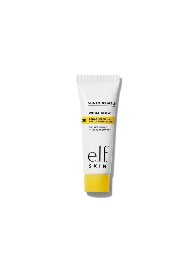 elf واقي شمس Whoa Glow 30 Spf Mini 0.34 Fl Oz Sunbeam Sheer Peach Shimmer - Image 1
