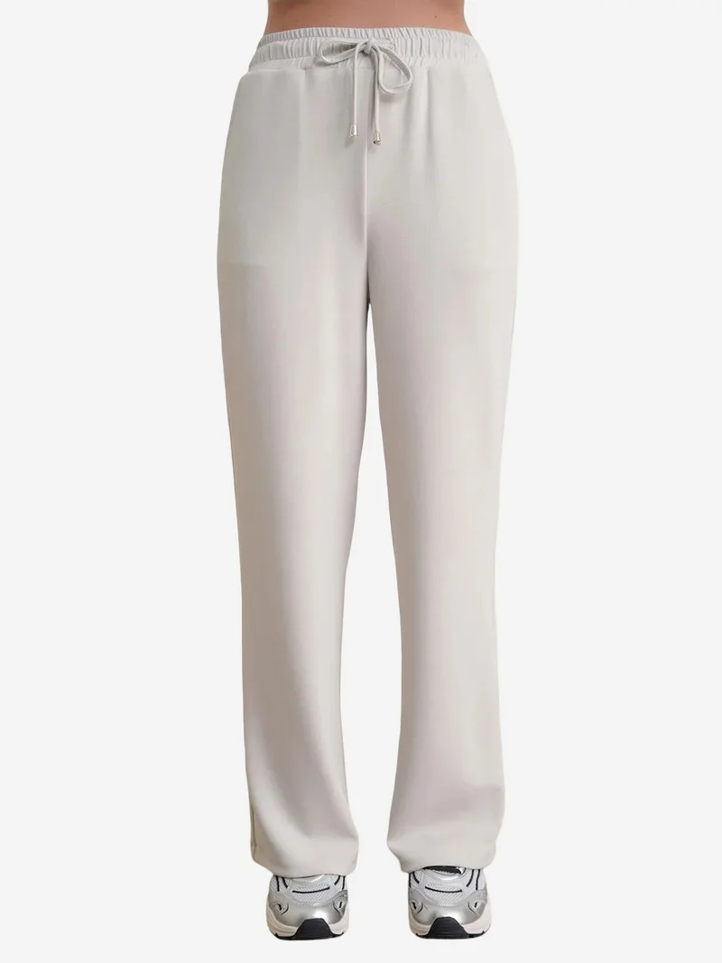 MIXRAY High Waist Pull On Straight Leg Pants with Pockets