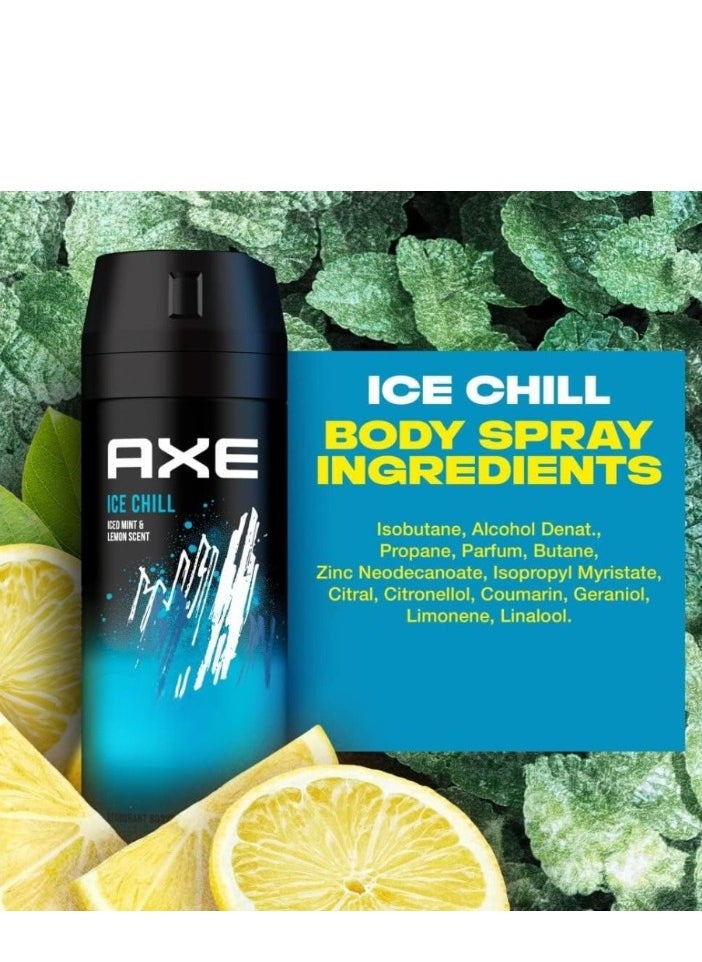 Axe Deodorant Body Spray Ice Chill 150ml  - Image 2