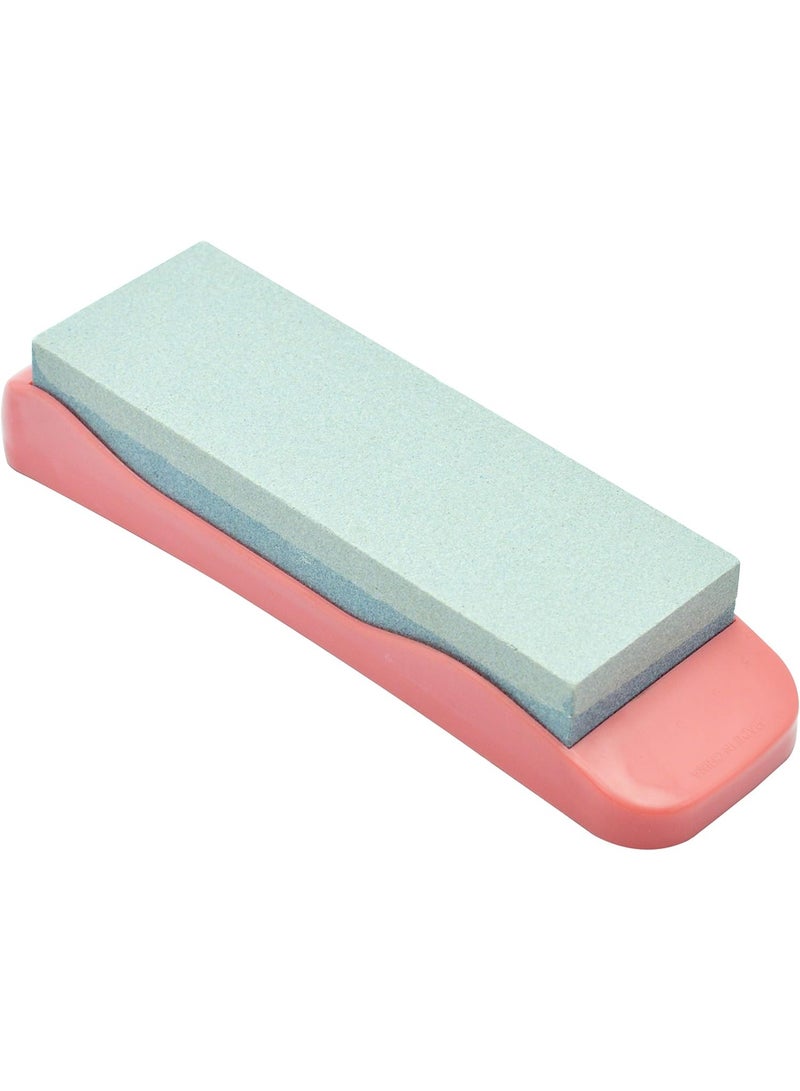 Knife Sharpening System – 1000/6000 Grit Whetstone Knife Sharpener Kit with Angle Guide & Non-Slip PLASTIC Base – Guided Beginner Instructions - Image 4