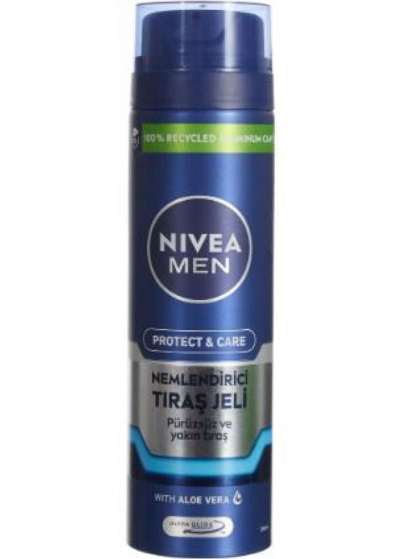 نيفيا جل الحلاقة برتكت اند كير للحماية والعناية 200 مل