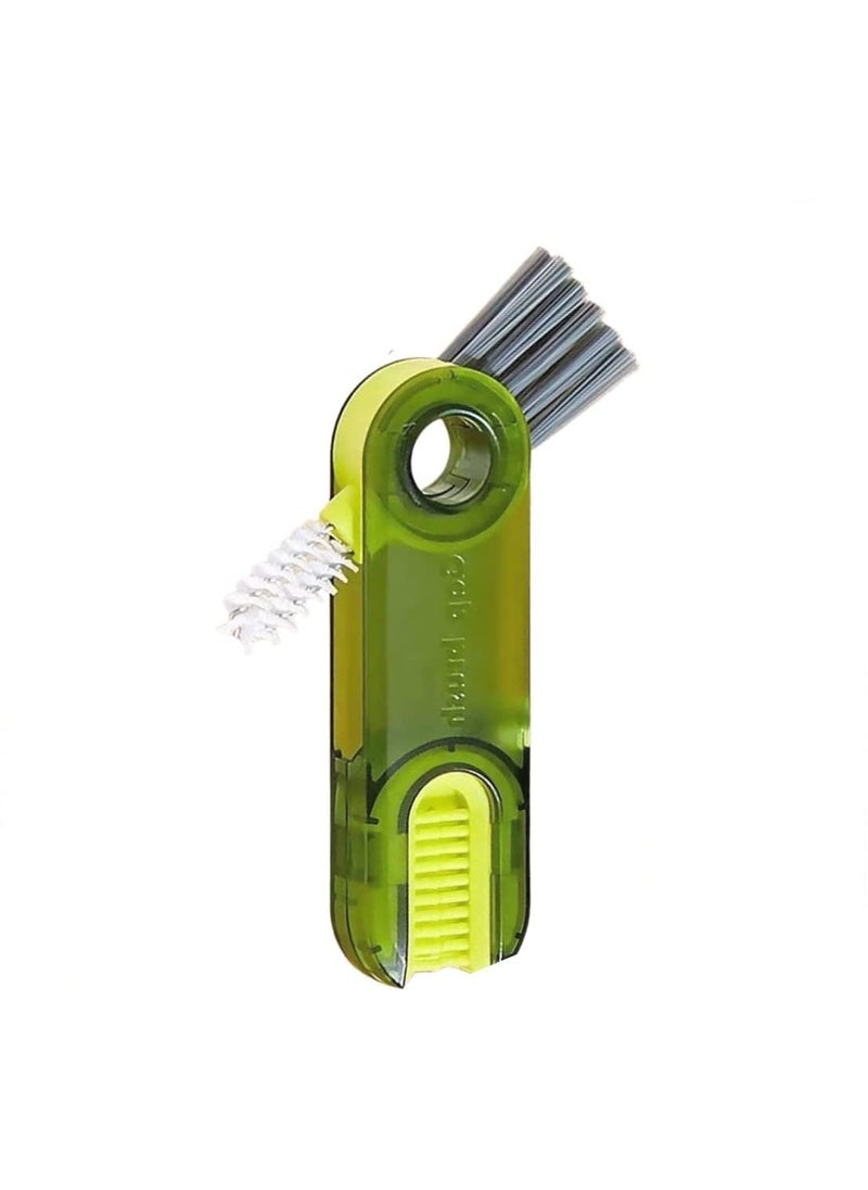 Prostuff.in Prostuffin 3 in 1 Cup Lid Gap Cleaning Brush Tiny Bottle Cup Lid Detail Brush Straw Cleaner Tools MultiFunctional Crevice Cleaning Brush Multipurpose Bottle Gap Cleaner Brush Random Color 1Pcs 
