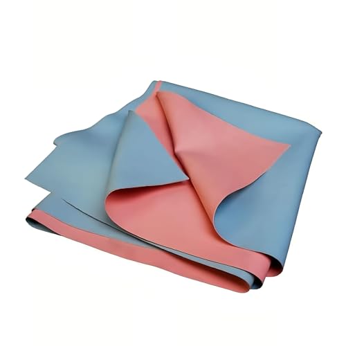 AARAM Waterproof Dry Rubber Bed Sheet Cover/Sleeping Mattress Protector/Urine Non-Absorbent Reusable Crib Mat Color Blue and Pink ((3 Meter) (117 x 36 Inches) (300 x 90 cm)) - Image 2