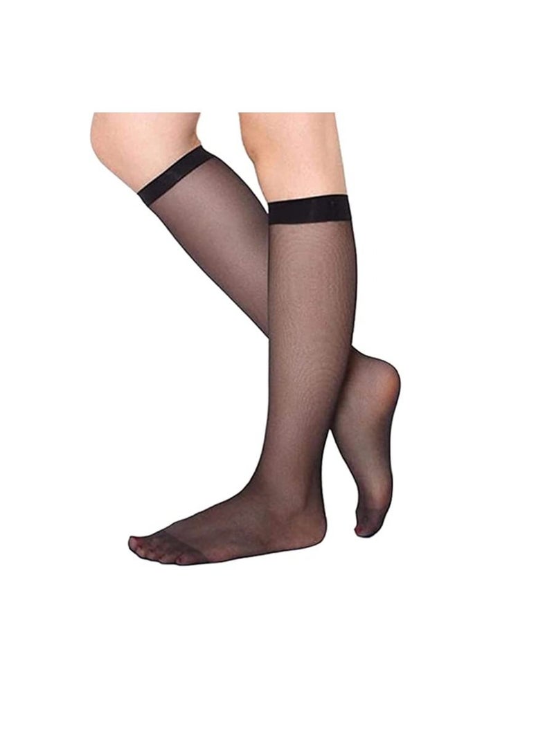 5pcs Women's Summer Ultra Thin Long Socks - Image 1