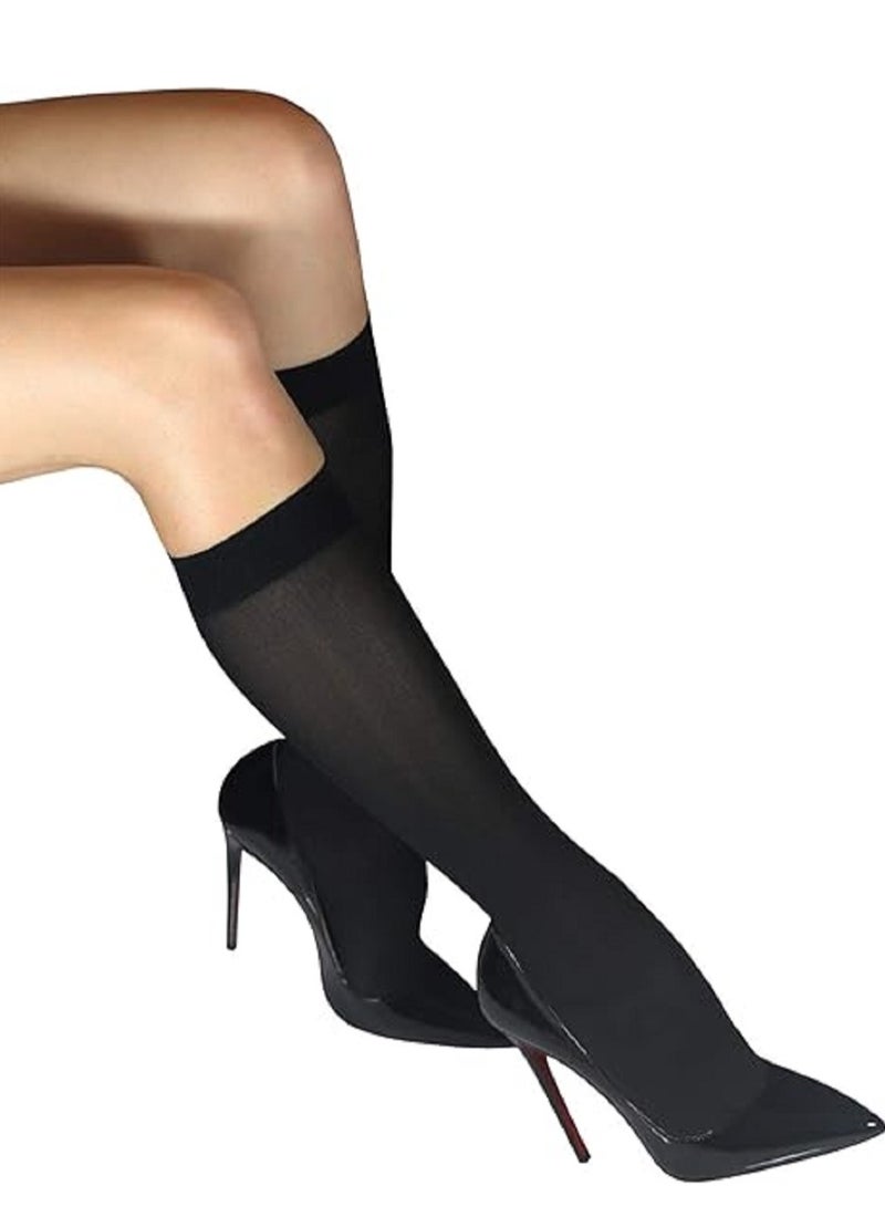 5pcs Women's Summer Ultra Thin Long Socks - Image 3