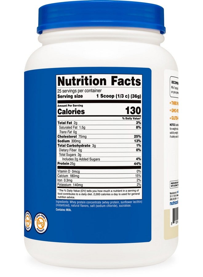 مركز بروتين مصل اللبن نيوتريكوست (فانيليا) 2 رطل - Image 5