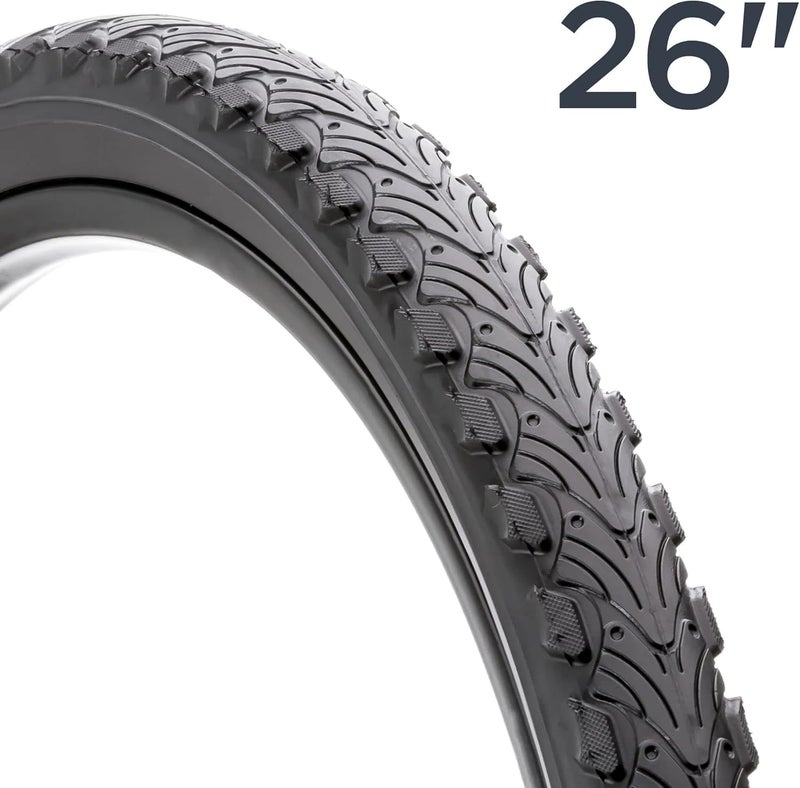 Schwinn 26 x 2.0-Inch Hybrid Bike Tire with Combination Tread for Pavement and Light Trails - Image 4