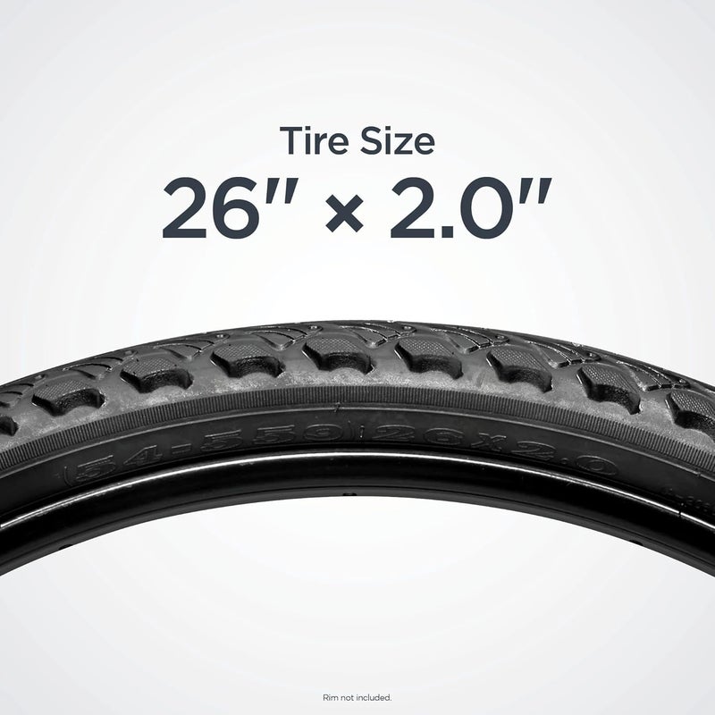 Schwinn 26 x 2.0-Inch Hybrid Bike Tire with Combination Tread for Pavement and Light Trails - Image 5