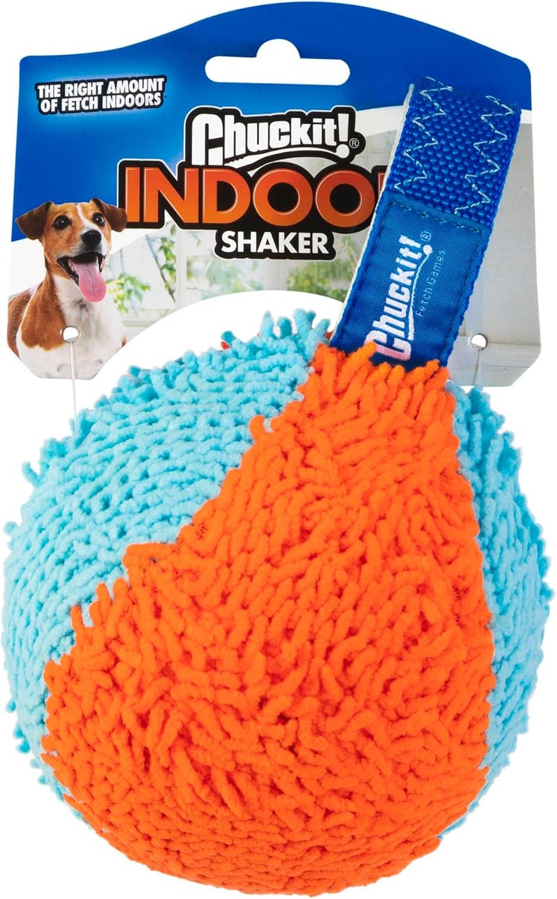 Chuckit! Indoor Shaker Fetch Toy for Dogs - Lightweight and Durable Chenille Fabric - Image 1