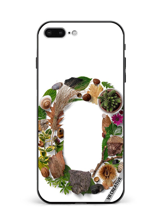 VR CREATIVE Protective Case Cover For Apple iPhone 7 Plus/8 Plus Alphabet O Design Multicolour - Image 1