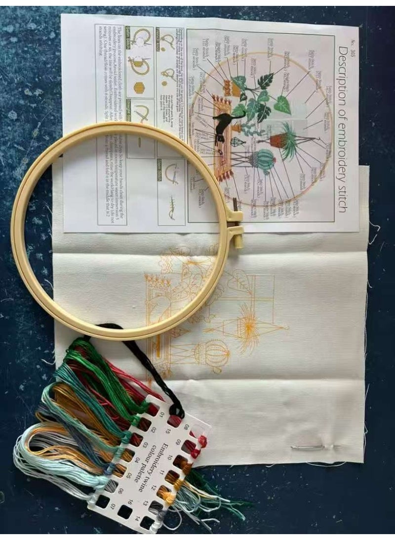 New cat embroidery kit material package - Image 4