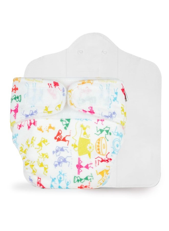 SuperBottoms Newborn UNO Premium Cloth Diaper with Insert (0 to 3m) | Washable & Reusable Diaper with Organic Cotton Pad | Superior Absorption | Waterproof | SuperDryFeel™ Layer | Super Soft & Gentle - Image 1