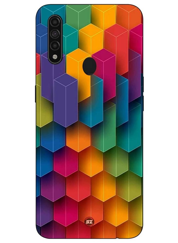 Service Zone Protective Printed Mobile Cover 3D Abstract Art Design For Oppo A31 