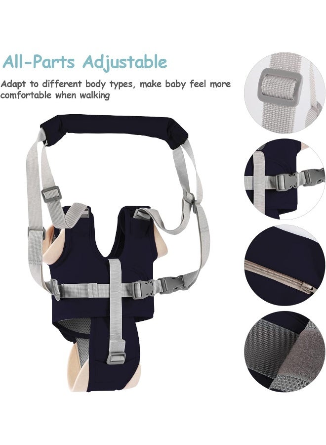 Ocanoiy Baby Walking Harness Handheld Baby Walker Assistant Belt Adjustable Toddler Infant Safety Harnesses Standing Up Walking Learning Helper with Detachable Crotch for 9-24 Month Old  - Image 3