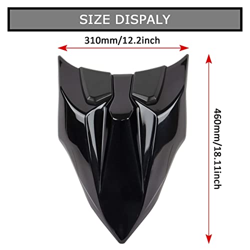 psler Rear Passenger Pillion Solo Seat Cowl Cover Fairing Tail Section for Ninja 650 Z650 2017 2018 2019 2020 2021 2022 - Image 5
