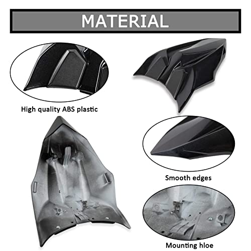 psler Rear Passenger Pillion Solo Seat Cowl Cover Fairing Tail Section for Ninja 650 Z650 2017 2018 2019 2020 2021 2022 - Image 4
