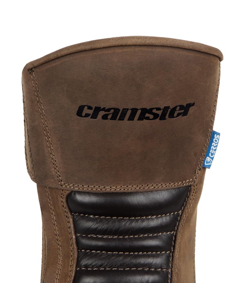 Cramster Motorcycle Touring Boots | Impact Protection | Abrasion Resistance | Orthopedic Insoles| Lightweight - Brown, UK8 - Image 4