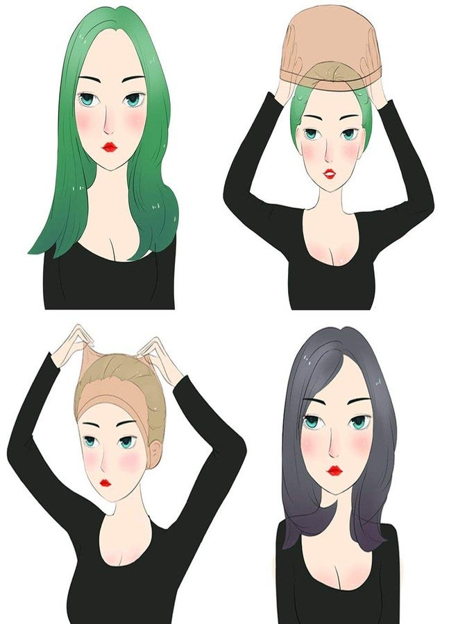 BISMAADH Free Size Elastic Stocking Cap London Singh Net for Mens & Boys White, Pack of 5 - Image 5