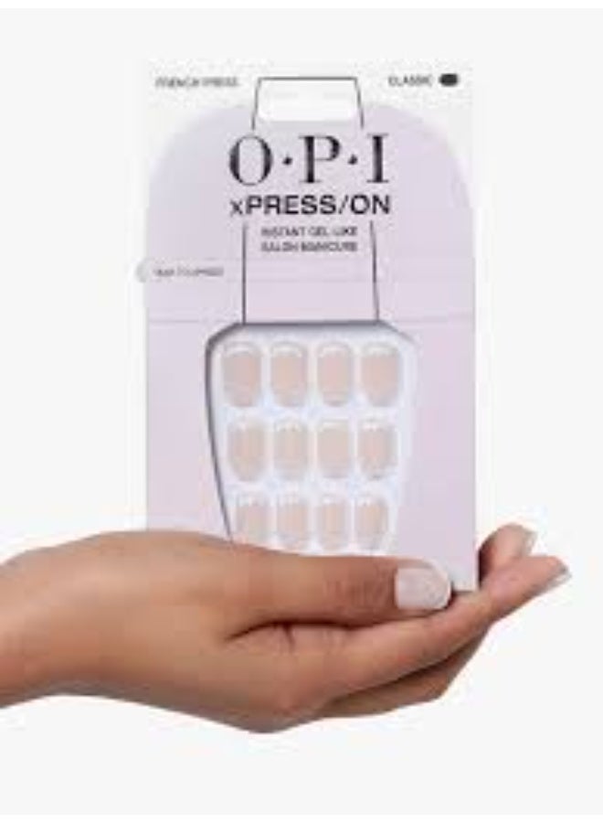 Opi xPress/On False Gel-Like Nails Color French Manicure x30 - Image 3