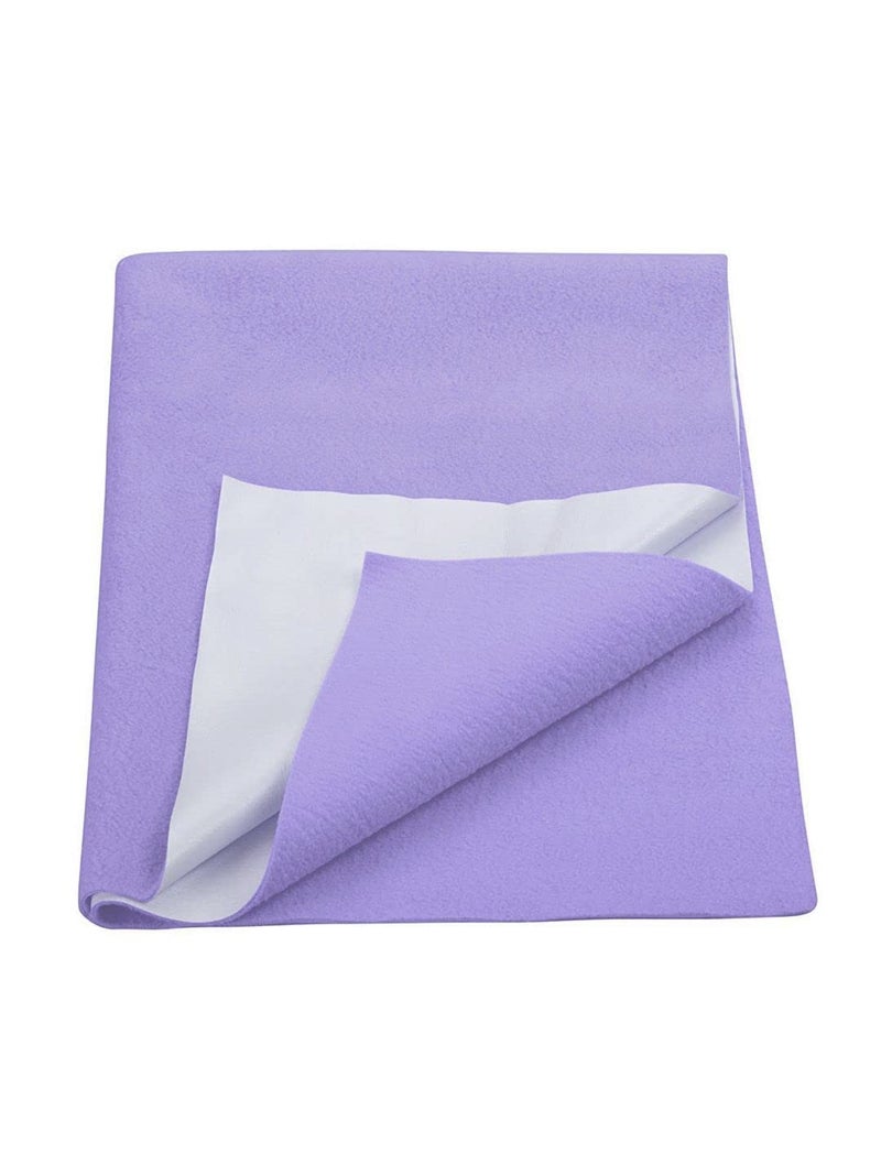 BIANCA Soft Bamboo Baby Dry Sheet, Mattress Protector -2pc Large (smartdry) | Waterproof & Breathable Anti Bacterial | Baby Dry Sheet & Mattress Protector. Smart Dry-dk.Pink/Violet - Image 2