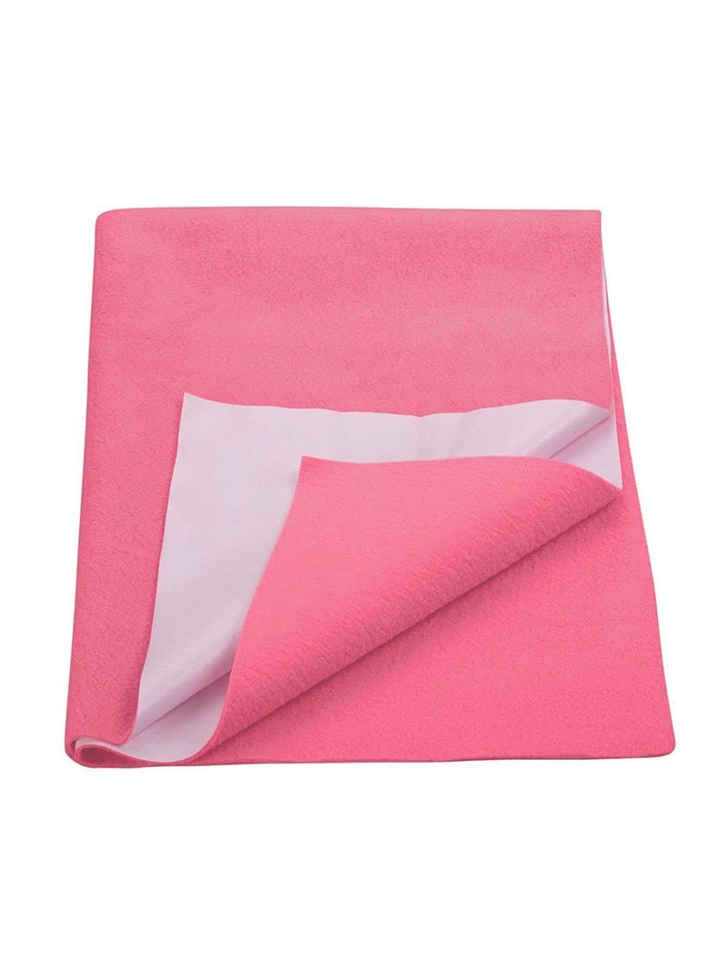 BIANCA Soft Bamboo Baby Dry Sheet, Mattress Protector -2pc Large (smartdry) | Waterproof & Breathable Anti Bacterial | Baby Dry Sheet & Mattress Protector. Smart Dry-dk.Pink/Violet - Image 3