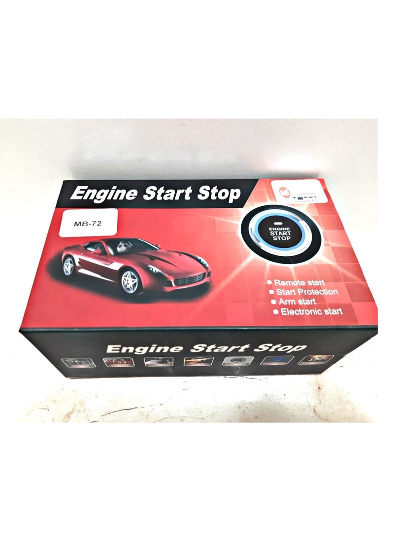 Generic محرك السيارة زر التشغيل والإيقاف مفتاح الإشعال بدون مفتاح  - Image 1